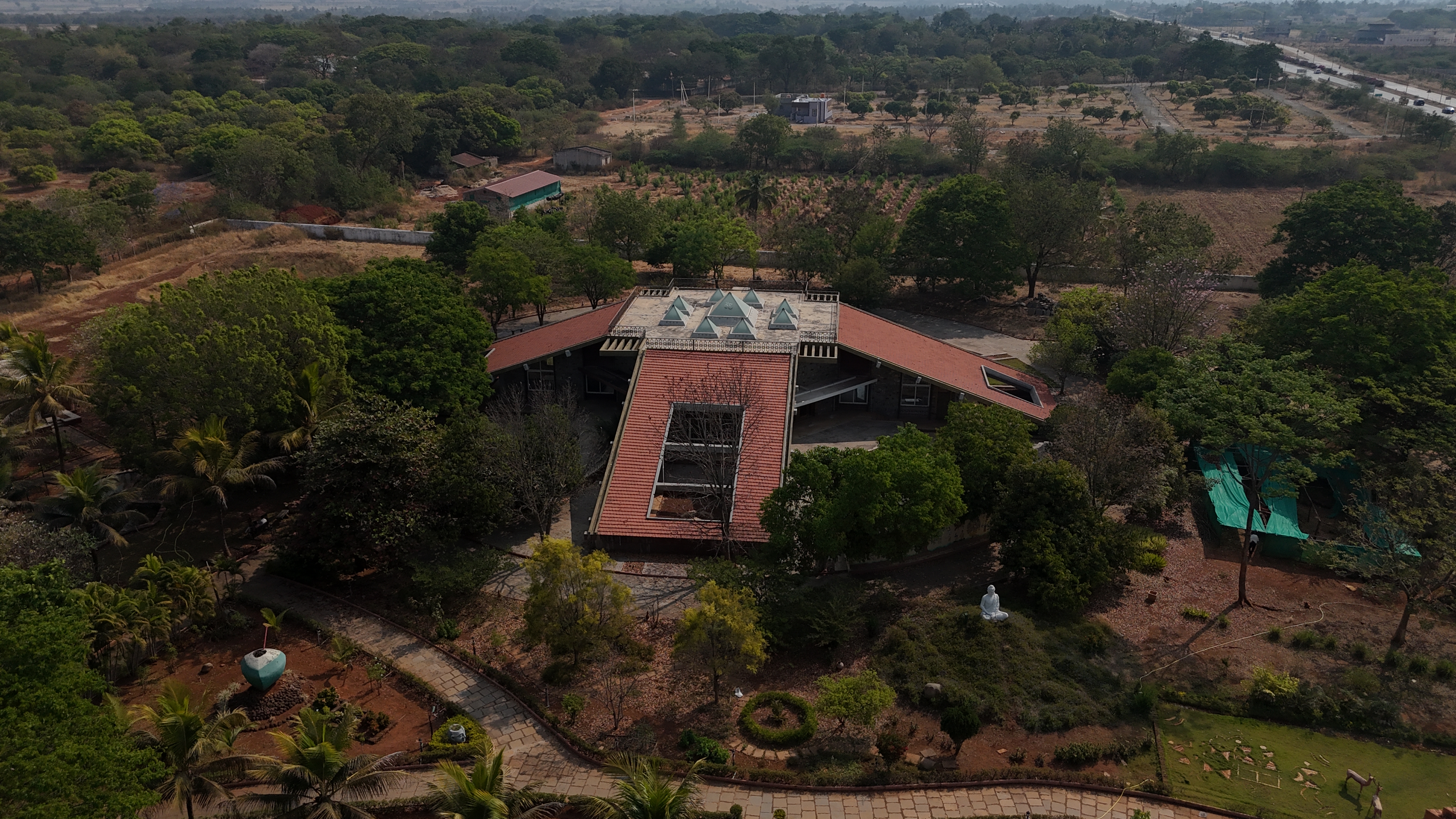 College Block Aerial
